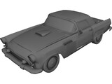 Ford Thunderbird (1957) 3D Model preview