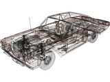 Ford Thunderbird (1964) 3D Model