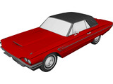 Ford Thunderbird (1964) 3D Model preview