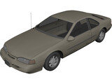 Ford Thunderbird (1996) 3D Model preview