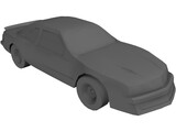 Ford Thunderbird Stock Car (1987) 3D Model