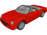 Ford Thunderbird 3D Model preview