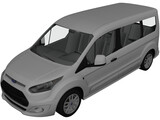 Ford Tourneo Connect (2014) 3D Model preview