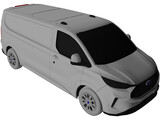 Ford Transit Custom Trend (2024) 3D Model