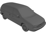 Ford Windstar (1996) 3D Model