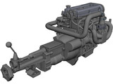 Ford Zetec Engine 3D Model preview