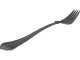 Fork 3D Model preview