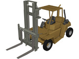 Fork Lift 3D Model preview