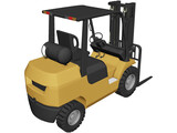 Forklift 3D Model preview