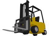 Forklift 3D Model