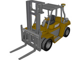Forklift 3D Model preview