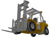 Forklift 3D Model