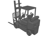 Forklift Clark 3D Model