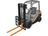 Forklift Toyota 3D Model preview