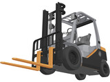 Forklift Toyota 3D Model