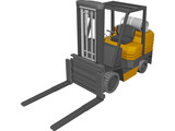 Forklift Toyota 3D Model preview