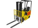 Forklift Yale Yard 3D Model preview