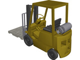 Forklift Yale 3D Model preview