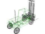 Forklift 3D Model