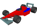 Formula 1 Car 3D Model preview