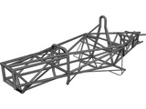 Formula Sena Frame 3D Model preview