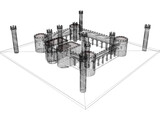 Fortress 3D Model