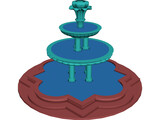 Fountain 3D Model preview