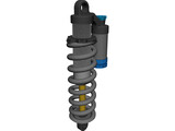 Fox Racing Shox DHX 5.0 Air Shock 3D Model preview