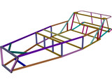 Frame Locost 3D Model preview