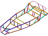 Frame Locost 3D Model
