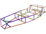 Frame Locost 3D Model