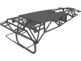 Frame Lotus Seven 3D Model preview