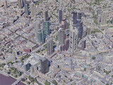 Frankfurt City, Germany (2019) 3D Model preview