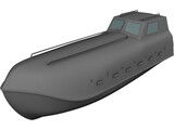 Freefall boat 3D Model preview