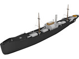 Freight Ship 3D Model preview