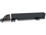 Freightliner Truck and Trailer 3D Model