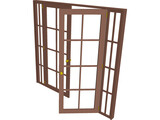 French Doors 3D Model preview
