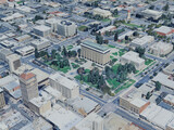 Fresno City, CA, USA (2024) 3D Model