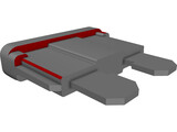 Fuse 10A Maxi 3D Model preview