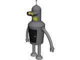 Futurama Bender 3D Model preview