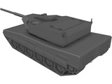 Future Light Tank Fictional Design 3D Model
