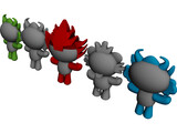 Fuwa 3D Model preview