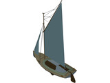 Gaf-Rig Sloop 3D Model