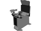 Game Cabinet 3D Model preview