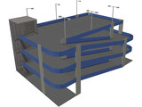 Garage Parking Four Level 3D Model