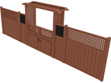 Garden Gate 3D Model preview