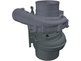 Garret GT37 Turbocharger 3D Model