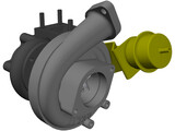 Garrett GT28 Turbo 3D Model