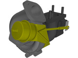 Garrett GT28 Turbo 3D Model