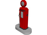 Gas Pump 3D Model preview